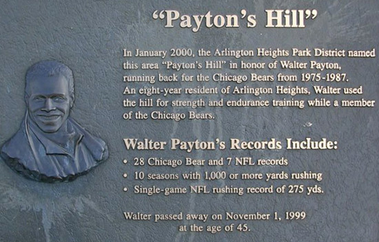 Walter Payton Hill Sprints